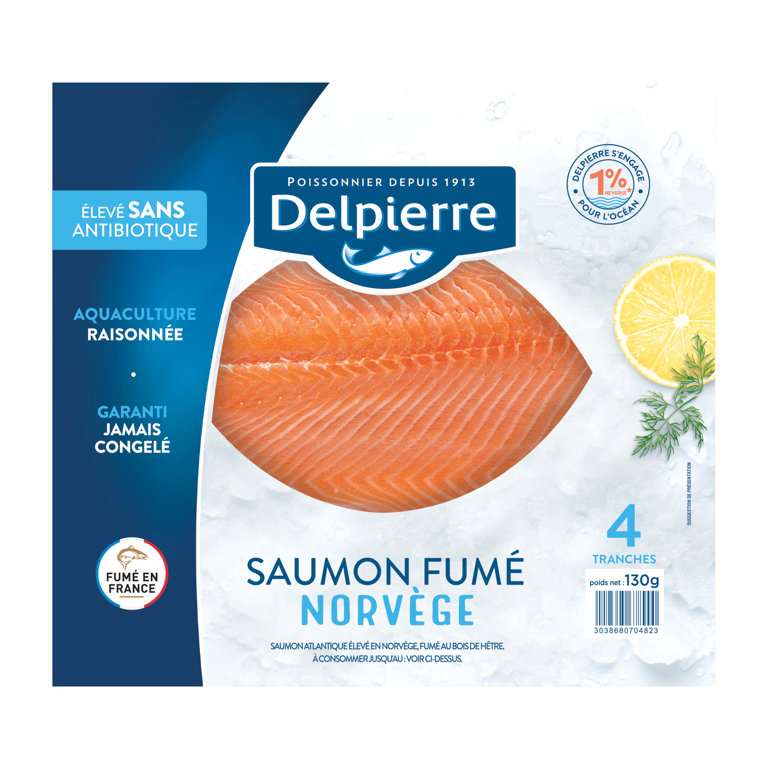 SAUMON FUMÉ DE NORVÈGE - Delpierre