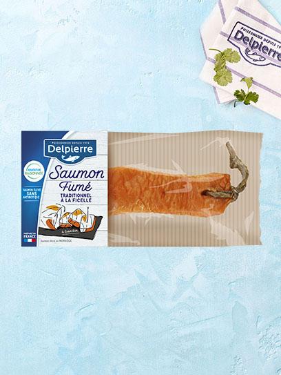 SAUMON FUMÉ TRADITIONNEL À LA FICELLE