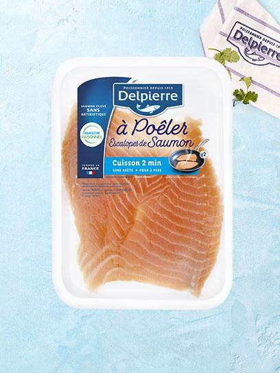 ESCALOPE DE SAUMON À POÊLER