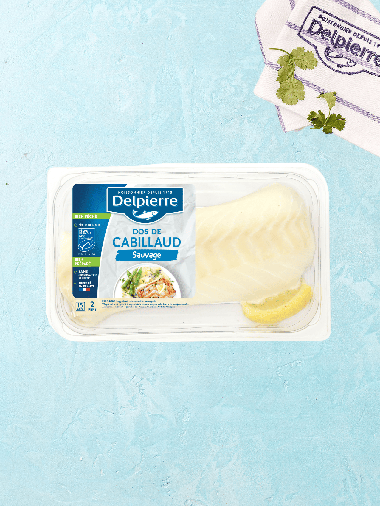 DOS DE CABILLAUD NATURE