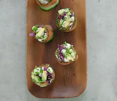 Rouleaux de Saumon à l’aneth