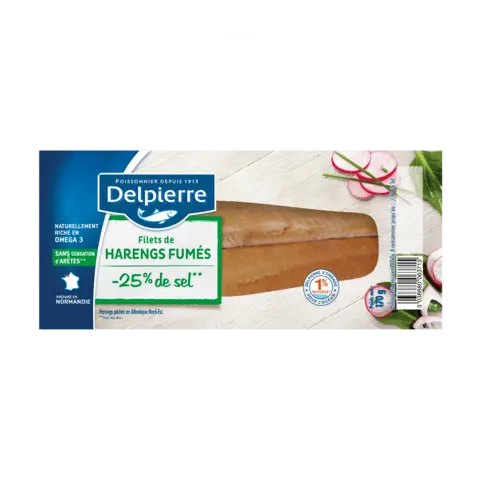 HARENG FUMÉ SANS ARÊTES PERÇUES À LA DÉGUSTATION -25% SEL