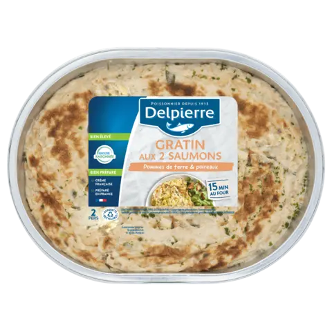 GRATIN AUX 2 SAUMONS