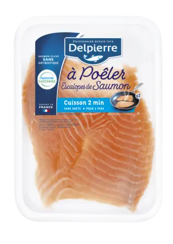 ESCALOPE DE SAUMON À POÊLER