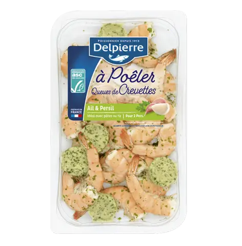 QUEUES DE CREVETTES AIL & PERSIL