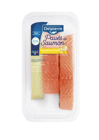 PAVÉS DE SAUMON SAUCE BEURRE CITRON