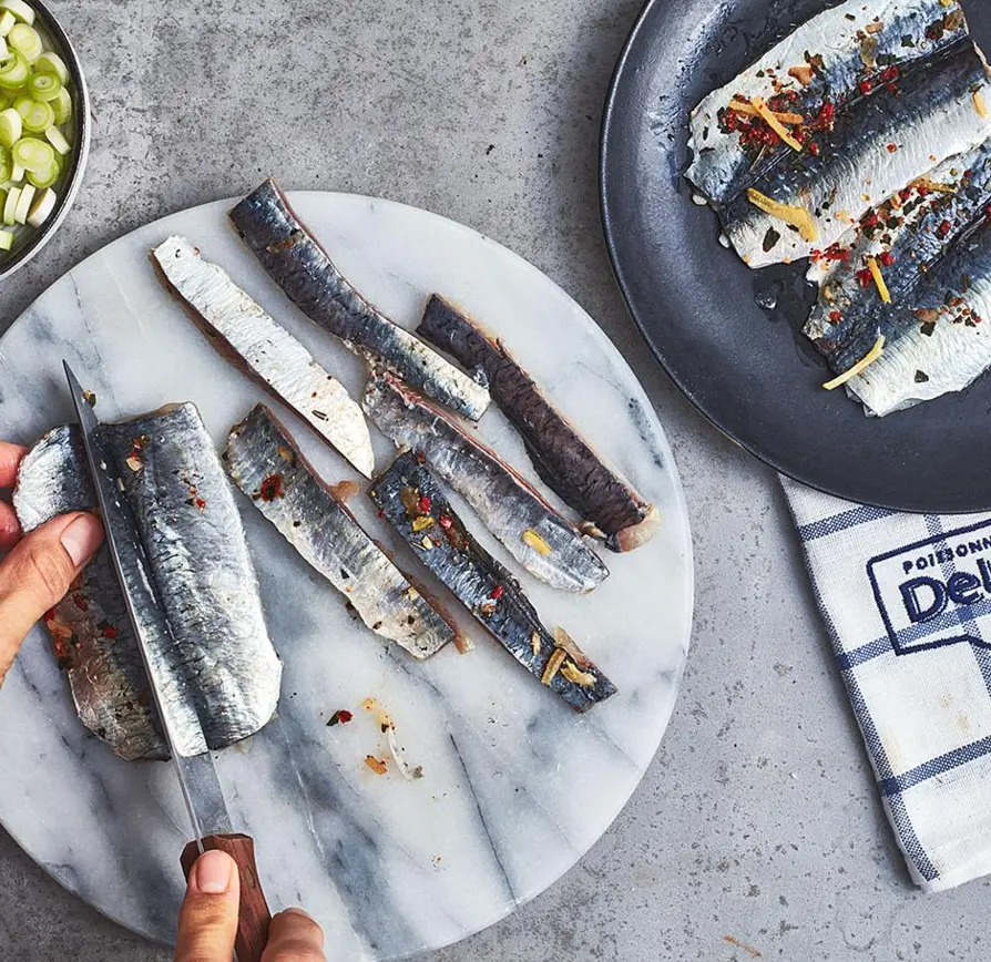 ROULEAUX CROUSTILLANTS DE SARDINES FETE DES VOISINS LABEYRIE ETAPE 2 2